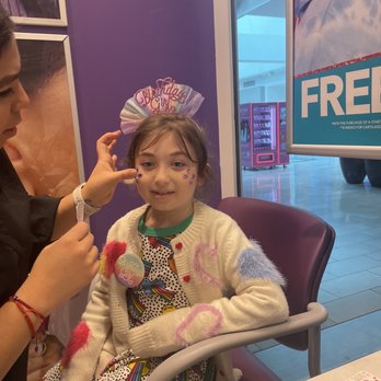 Claire's Boutique - The birthday girl getting face gems - Accessories Near Me - Canoga Park, California