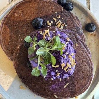 Blue Whale - Ube Pancake - Cafes Near Me - La Jolla, California Blue Whale - Ube Pancake - Cafes Near Me - La Jolla, California