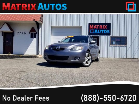 2004 Mazda MAZDA3 - Great condition, clean title 2004 Mazda 3 Hatchback 2.3L with a 5-speed manual transmission. Loaded with features like power mirrors, cruise control, tilt and telescopic steering wheel, fog lights, rear wiper, 60/40 split-folding rear seats and more!
$75 PER WEEK WITH $1999 DOWN!
NO CREDIT CHECK!
NO INTEREST!
NO DEALER FEES!
NO APPLICATION!
NO FINANCE CHARGE!
NO FULL COVERAGE INSURANCE!
Call us at 888-550-6720 today to schedule your test drive. Feel free to request an after-hours test drive if you are not available during our regular business hours.
Air Conditioning
Alloy Wheels
Cruise Control
Electronic Brake Assistance
Interval Wipers
Power Adjustable Exterior Mirror
Power Brakes
Power Door Locks
Power Locks
Power Mirrors
Power Steering
Rear Defroster
Rear Spoiler
Rear Wiper
Second Row Folding Seat
Steering Wheel Mounted Controls
Tachometer
Telescopic Steering Column
Tilt Steering
Tilt Steering Column
Tilt Wheel
Active Belts
Alarm
AM/FM Cassette
AM/FM CD
Available
Dual Air Bags Front and Sides
Dual Front Air Bag
Dual Front Airbags
Dual Rear Side Airbag 2004 Mazda MAZDA3 - Great condition, clean title 2004 Mazda 3 Hatchback 2.3L with a 5-speed manual transmission. Loaded with features like power mirrors, cruise control, tilt and telescopic steering wheel, fog lights, rear wiper, 60/40 split-folding rear seats and more!
$75 PER WEEK WITH $1999 DOWN!
NO CREDIT CHECK!
NO INTEREST!
NO DEALER FEES!
NO APPLICATION!
NO FINANCE CHARGE!
NO FULL COVERAGE INSURANCE!
Call us at 888-550-6720 today to schedule your test drive. Feel free to request an after-hours test drive if you are not available during our regular business hours.
Air Conditioning
Alloy Wheels
Cruise Control
Electronic Brake Assistance
Interval Wipers
Power Adjustable Exterior Mirror
Power Brakes
Power Door Locks
Power Locks
Power Mirrors
Power Steering
Rear Defroster
Rear Spoiler
Rear Wiper
Second Row Folding Seat
Steering Wheel Mounted Controls
Tachometer
Telescopic Steering Column
Tilt Steering
Tilt Steering Column
Tilt Wheel
Active Belts
Alarm
AM/FM Cassette
AM/FM CD
Available
Dual Air Bags Front and Sides
Dual Front Air Bag
Dual Front Airbags
Dual Rear Side Airbag