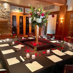 Roses & More Florist - Private event room prior to guests arriving.