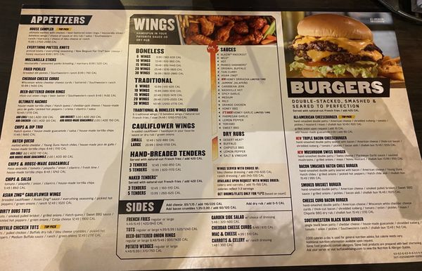 Menu photo 1 Buffalo Wild Wings Peru, IL