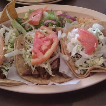 Tio Luis tacos and cafe - Tacos Dinner - Asked for no beans, but there it is. - Breakfast & Brunch Near Me - Chicago, Illinois Tio Luis tacos and cafe - Tacos Dinner - Asked for no beans, but there it is. - Breakfast & Brunch Near Me - Chicago, Illinois