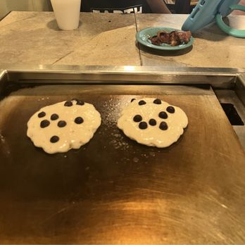 The Pfunky Griddle - beginning of blueberry pancakes - Breakfast & Brunch Near Me - Nashville, Tennessee The Pfunky Griddle - beginning of blueberry pancakes - Breakfast & Brunch Near Me - Nashville, Tennessee