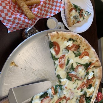 Don's NY Pizza - White pizza deluxe, zucchini fries - Pizza Near Me - Peoria, Arizona Don's NY Pizza - White pizza deluxe, zucchini fries - Pizza Near Me - Peoria, Arizona