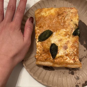 Quality Pizza - Extremely tiny slice over $5 - Pizza Near Me - Hoboken, New Jersey