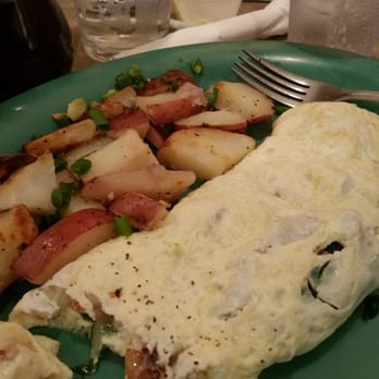 Chad's - Bacon, cheese & spinach omelet with egg whites...bomb.com - Breakfast & Brunch Near Me - Santa Barbara, California