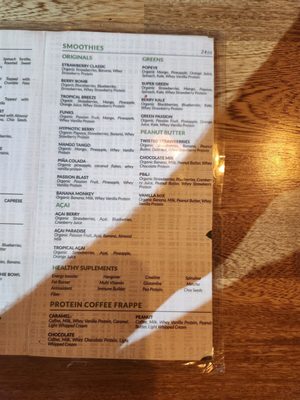 Menu photo 8 Smoothie Spot Davie, FL