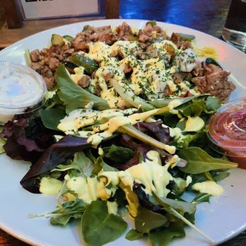 Petra Cafe - Shawarma Rice Bowl! I like it! The chicken was tasty and tender! Yummy! - Mediterranean Near Me - Santa Barbara, California