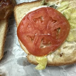 Jack's Family Restaurant - BLT with hair