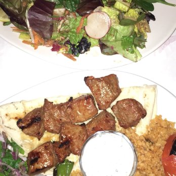Mandolin Kitchen - Lamb kabob and Salmon - Mediterranean Near Me - Atlanta, Georgia Mandolin Kitchen - Lamb kabob and Salmon - Mediterranean Near Me - Atlanta, Georgia