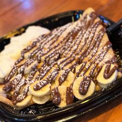 Nutella banana crepe