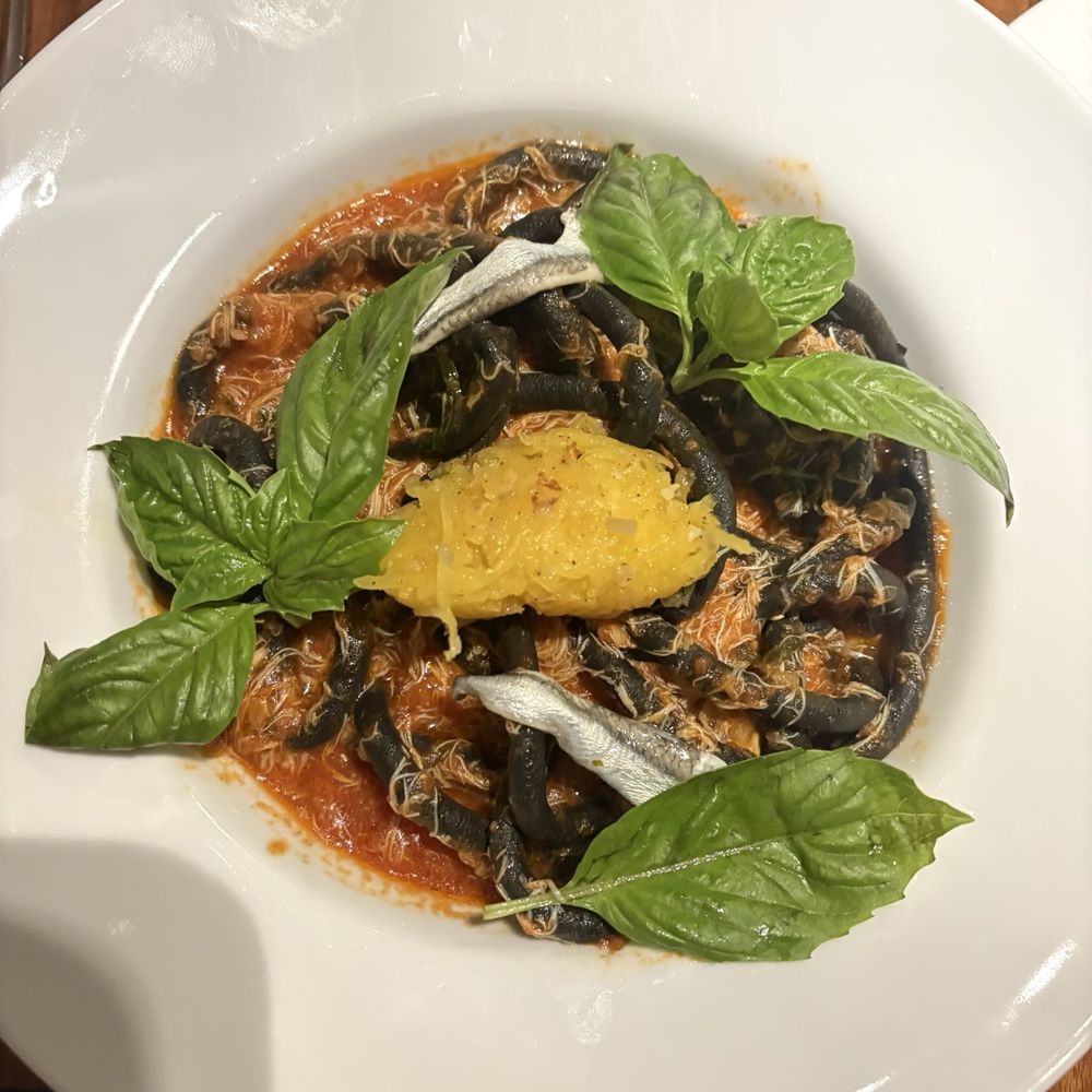 The Alden - Squid ink bucatini - New American Near Me - Chamblee, Georgia