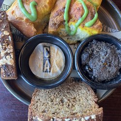 Cyprus Avenue - Bread plate with olive tapenade and hop-infused butter