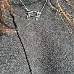 Earthbound Trading Company - Gemini zodiac sign necklace