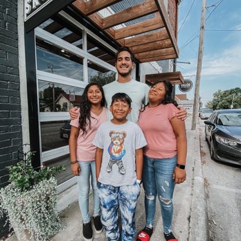 Coffee Sknobs - a family standing in front of a coffee shop - Coffee & Tea Near Me - Knob Noster, Missouri Coffee Sknobs - a family standing in front of a coffee shop - Coffee & Tea Near Me - Knob Noster, Missouri