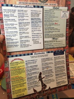 Menu photo 3 Anchor Inn Natrona Heights, PA Menu photo 3 Anchor Inn Natrona Heights, PA