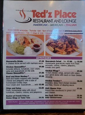 Menu photo 7 Ted'z Place Commerce City, CO Menu photo 7 Ted'z Place Commerce City, CO