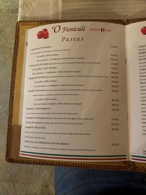 Menu photo 6 Ortensia Funiculi Puerto Vallarta, JAL