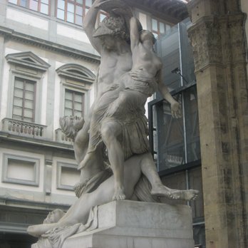 Loggia dei Lanzi - The Rape of Polyxena - Landmarks & Historical Buildings Near Me - Florence, FI