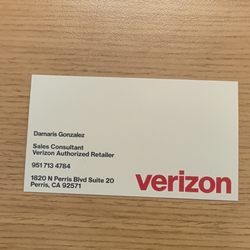 Verizon - Thank you !!
