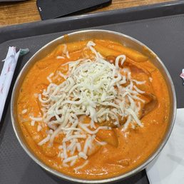 Rose tteokbokki