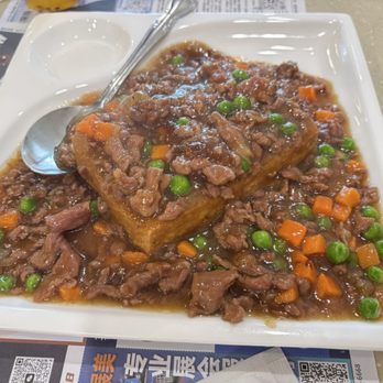 Cafe Spot - Tofu steak with minced beef sauce - Cafes Near Me - Temple City, California