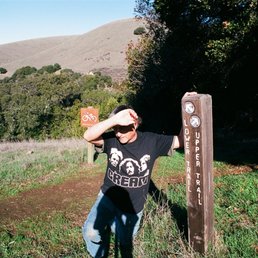 Maple Canyon - This is me at trail head to Garin Woods Trail. I'm wearing my CREAM T-shirt. - - -Tom Brody - Hiking Near Me - Hayward, California