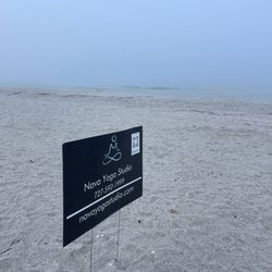 Yoga On the Beach - Business sign
