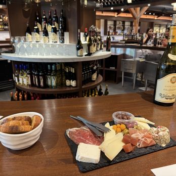 V Sattui Winery - Charcuterie board at one of the wine tasting bar spots - Wineries Near Me - Saint Helena, California