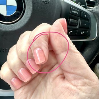Panda Nail & Spa - Another red spot. Sloppy work! - Massage Near Me - Vestal, New York Panda Nail & Spa - Another red spot. Sloppy work! - Massage Near Me - Vestal, New York