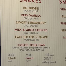 Milkshakes Milkshakes