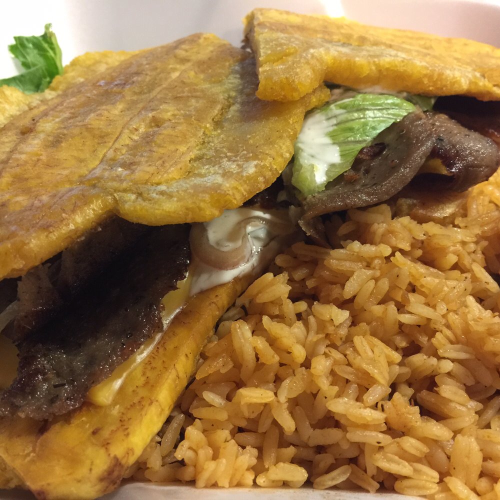 Punta Cana Restaurant - Gyro Jibarito with beans and rice - Dominican Near Me - Chicago, Illinois Punta Cana Restaurant - Gyro Jibarito with beans and rice - Dominican Near Me - Chicago, Illinois