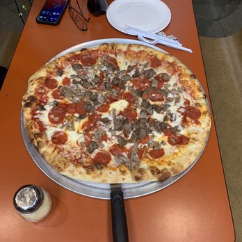 Soprano's Pizzeria - 18" meatball,sausage, pepperoni - Pizza Near Me - Nashua, New Hampshire Soprano's Pizzeria - 18" meatball,sausage, pepperoni - Pizza Near Me - Nashua, New Hampshire