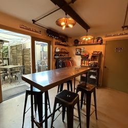 The BackRoom - Seating area/ outdoor patio