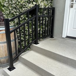 Custom porch railing Custom porch railing