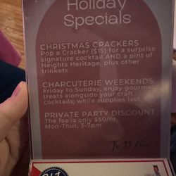 The 33 Room - Specials Dec 2025