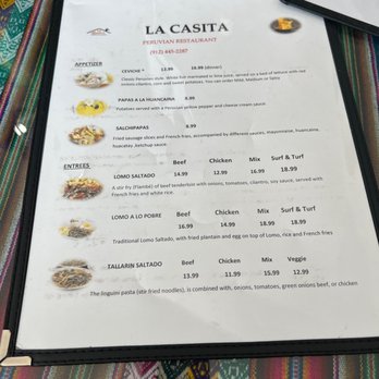 La Casita Peruvian Restaurant - Menu - Peruvian Near Me - Richmond Hill, Georgia La Casita Peruvian Restaurant - Menu - Peruvian Near Me - Richmond Hill, Georgia