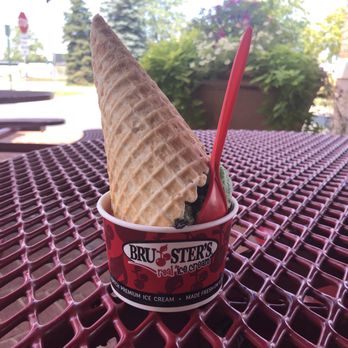 Bruster's Real Ice Cream - Ask for "Flip the cone" if you want it this way. - Desserts Near Me - Ashburn, Virginia