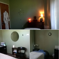Med Massage Durham - My new office! Serene color and relaxing lighting. Quiet environment. Comfy!