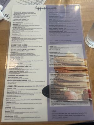 Menu photo 2 Eggsquisite Cafe Southlake, TX Menu photo 2 Eggsquisite Cafe Southlake, TX