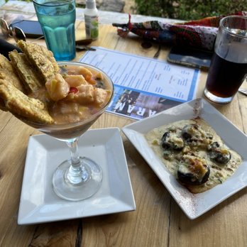 Carambola - Mango Ceviche and Stuffed Mushrooms - Caribbean Near Me - Vieques, Puerto Rico