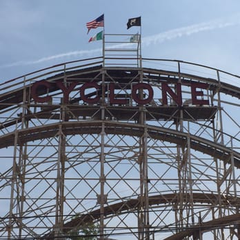 Cyclone Coaster - Historical landmark of Coney! - Amusement Parks Near Me - Brooklyn, New York