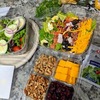 Terrace Café - Spring mix ($4.29), Cobb salad ($5.79), protein box ($5.69), and a seaweed salad ($3.99) in the back. - Cafeteria Near Me - Chapel Hill, North Carolina Terrace Café - Spring mix ($4.29), Cobb salad ($5.79), protein box ($5.69), and a seaweed salad ($3.99) in the back. - Cafeteria Near Me - Chapel Hill, North Carolina