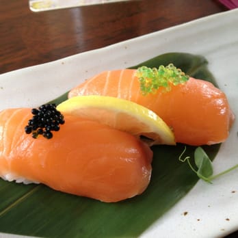 Moga - Salmon nigiri 2 pace - Japanese Near Me - Paddington, QLD