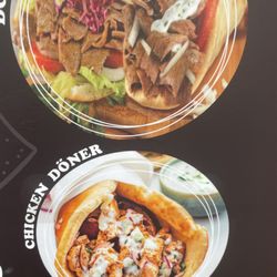 Doner House - The advertised chicken döner
