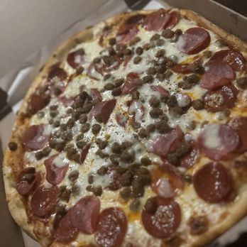 Cafe Italia - Meatlovers Pizza (Medium) - Italian Near Me - Marshall, Texas Cafe Italia - Meatlovers Pizza (Medium) - Italian Near Me - Marshall, Texas