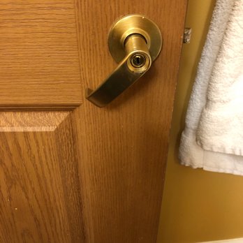 Candlewood Suites - Saint Charles - This was the handle on the bathroom door when we arrived. - Hotels Near Me - Saint Charles, Missouri Candlewood Suites - Saint Charles - This was the handle on the bathroom door when we arrived. - Hotels Near Me - Saint Charles, Missouri