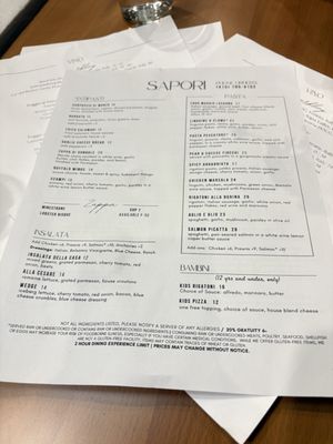 Menu photo 4 Sapori Ristorante San Rafael, CA Menu photo 4 Sapori Ristorante San Rafael, CA