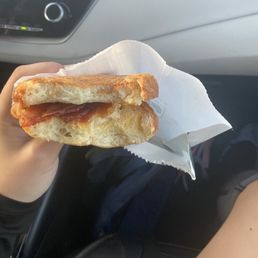Double-Smoked Bacon, Cheddar & Egg Sandwich sans cheddar and egg lol