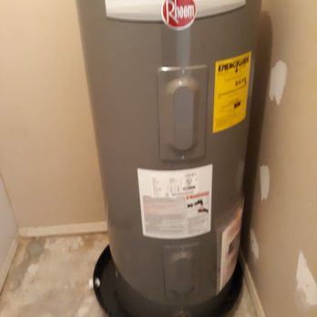 Tavares Plumbing - Rheem Electric  40 gallon water heater. - Plumbing Near Me